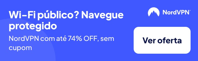 Wi-Fi público? Navegue protegido com a NordVPN, sem cupom