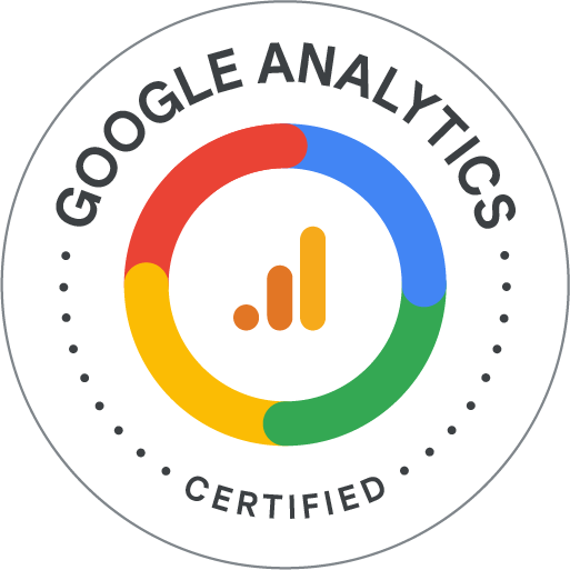 Certificado do Google Analytics