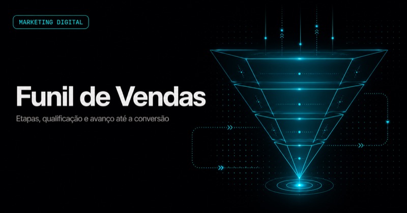 Imagem editorial da subcategoria Funil de Vendas